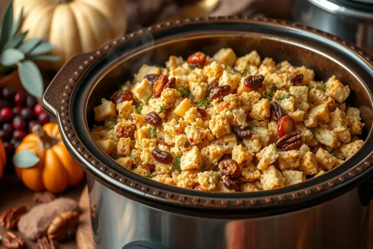 Slow Cooker Stuffing